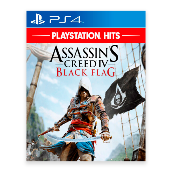 ASSASSIN'S CREED IV 4 BLACK FLAG SONY PS3 PLAYSTATION 3 SLIM DAYS ONE