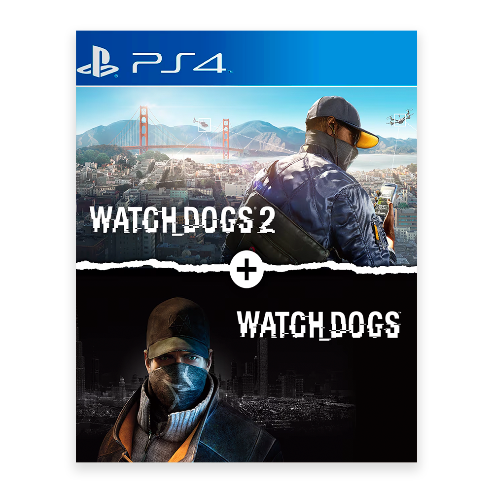 Watch Dogs 1 + Watch Dogs 2 Standard Editions Bundle - PS4