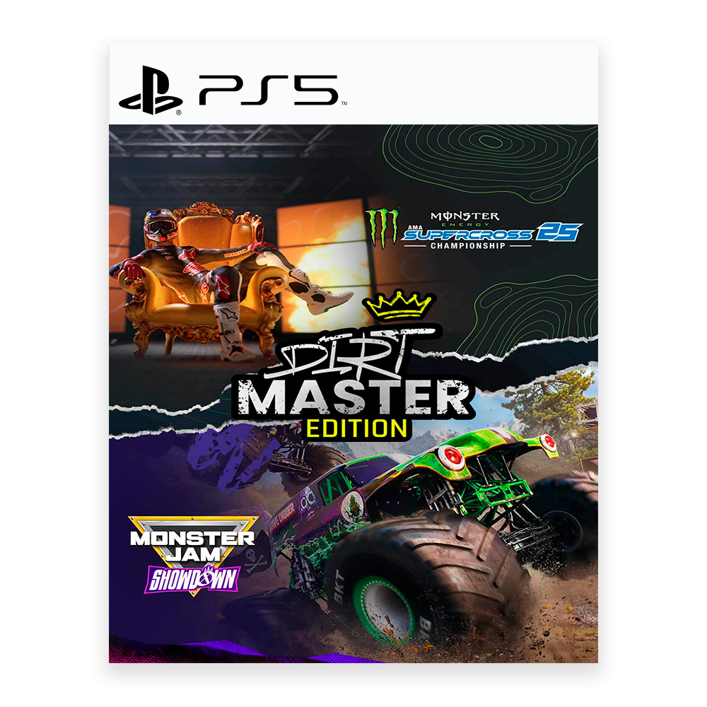 Monster Energy Supercross 25 X Monster Jam Showdown Dirt Master Edition - PS5
